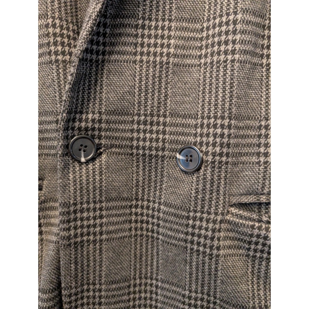 Love Tree‎ Blazer Houndstooth Plaid Jacket Women Office Academic Old Money Sz S - Picture 7 of 14